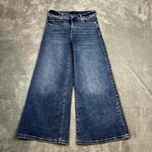 Banana Republic Jeans Womens 25/0 Wide Leg Medium Wash Mid Rise Career